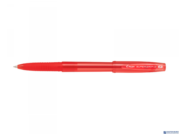Długopis olejowy ze skuwką PILOT SUPER GRIP czerwony BPS-GG-F-R (X)