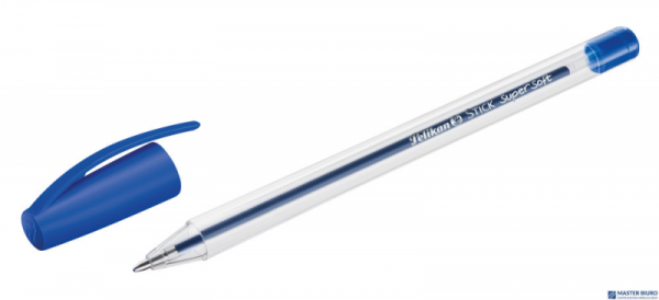 Długopis STICK SUPER SOFT K86 niebieski 300014815 PELIKAN