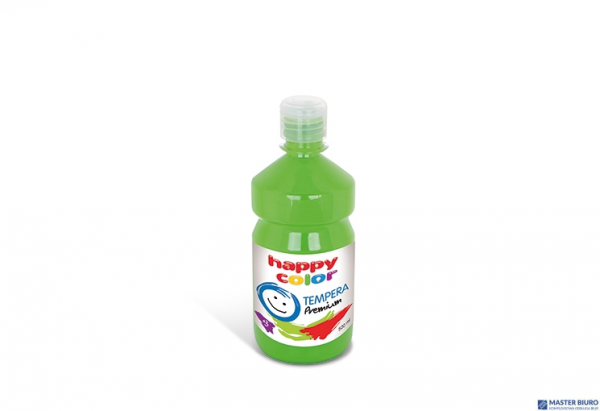 Farba tempera Premium 500ml, jasnozielony, Happy Color HA 3310 0500-51