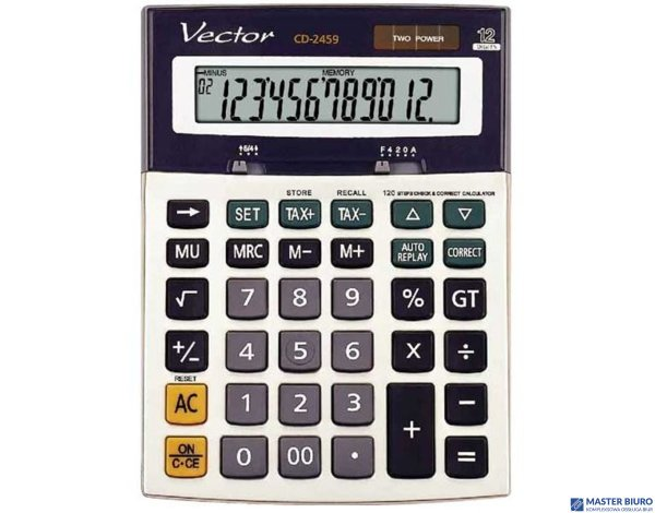 Kalkulator VECTOR CD-2459  12p