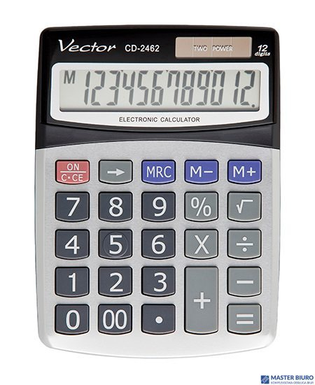Kalkulator VECTOR CD-2462  12p