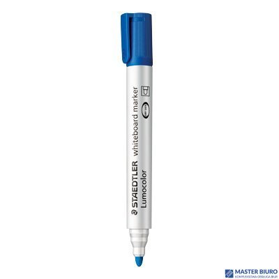 Marker Lumocolor do białych tablic whiteboard, okrągły, niebieski, Staedtler S 351-3