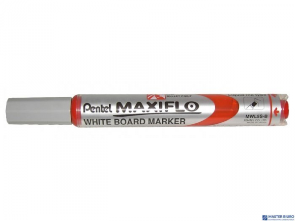Marker suchościeralny czerwony MWL5SB PENTEL MAXIFLO (z tłoczkiem)