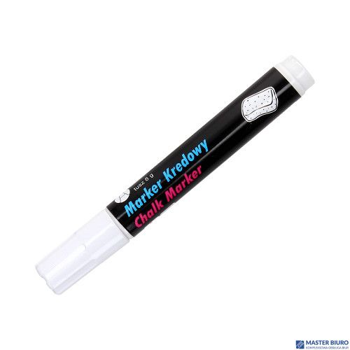 Marker kredowy, końcówka okrągła 4,5mm, 8g tuszu biały TO-292 Toma