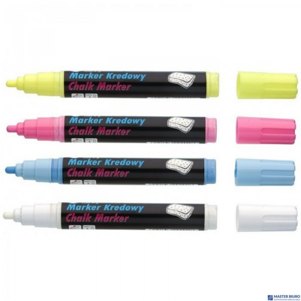 Marker kredowy, końcówka ścięta 8mm, 8g tuszu zielony TO-291 Toma