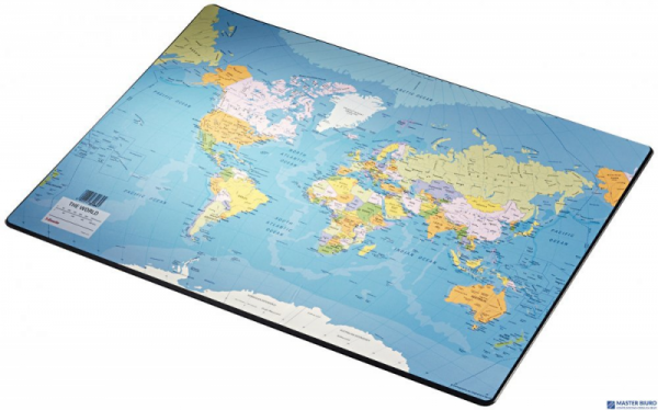 Podkładka na biurko z mapą świata 400x530mm ESSELTE 32184