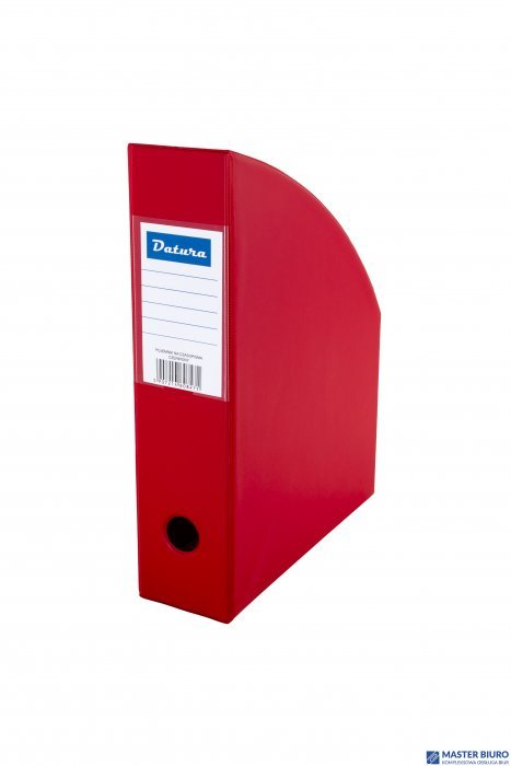Pojemnik na czasopisma DOTTS A4 7cm czerwony PCV (SD-35-07)
