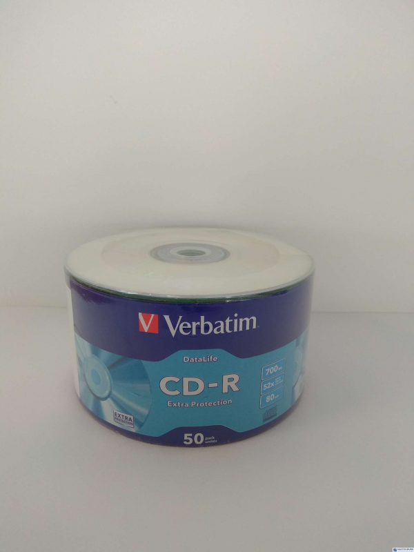 Płyta CD-R VERBATIM (50) Extra Protection 700MB x52  43787