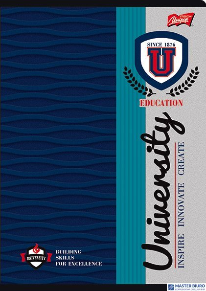 Zeszyt A4 80k kratka FOLIA laminowany UNIPAP