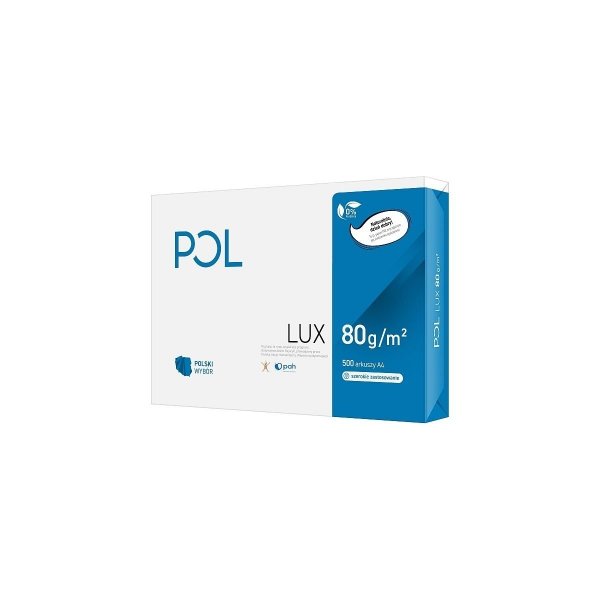 Papier xero A3 POLLUX 80g klasa białości B