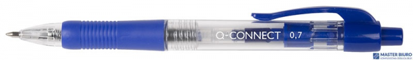 Długopis automatyczny 0,7 mm niebieski Q-CONNECT