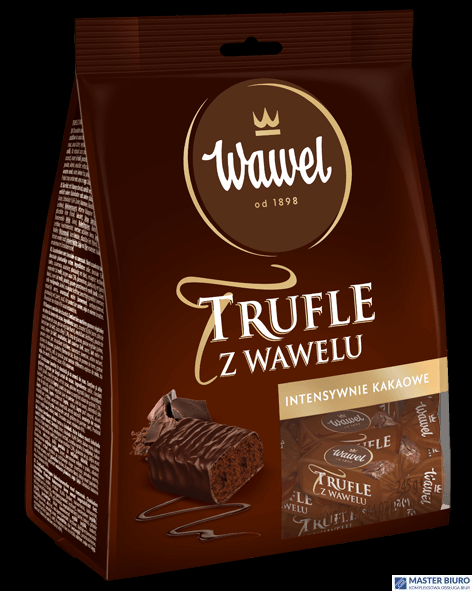 Cukierki Trufle o smaku rumowym w czekoladzie 245g WAWEL