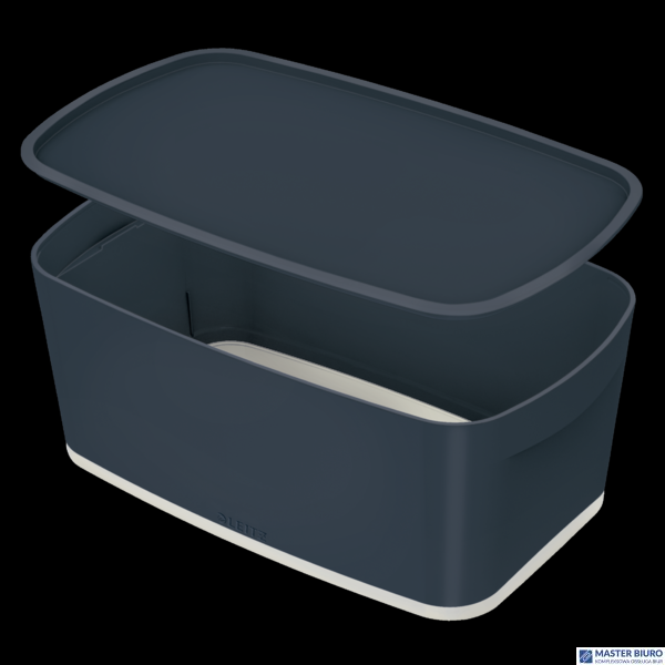 MyBox Cosy mały pojemnik z pokrywką, szary Leitz 52630089