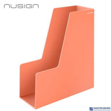 Pionowy pojemnik na dokumenty A4, Nusign ENS022, różowy ENS022-P Deli