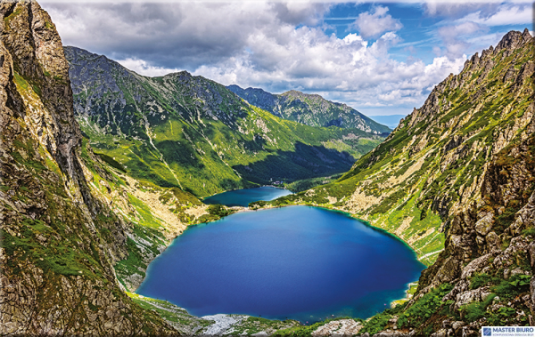 Kalendarz Trójdzielny z główką (T06) TATRY - granat 2024 TELEGRAPH