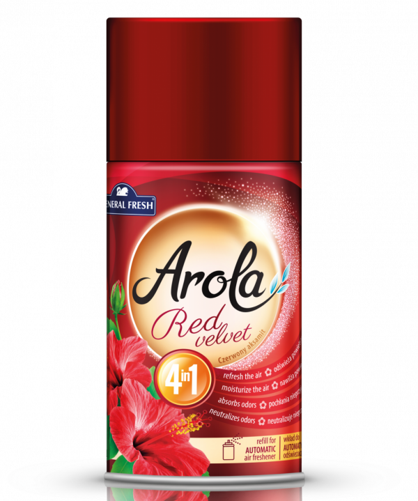 Wkład do odświeżacza AROLA 250ml czerwony aksamit GENERAL FRESH