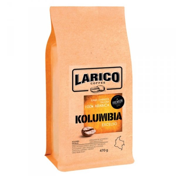 Kawa LARICO Kolumbia Excelso, ziarnista, 470g