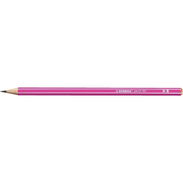 Ołówek drewniany STABILO 160 różowy HB. 160/05-HB