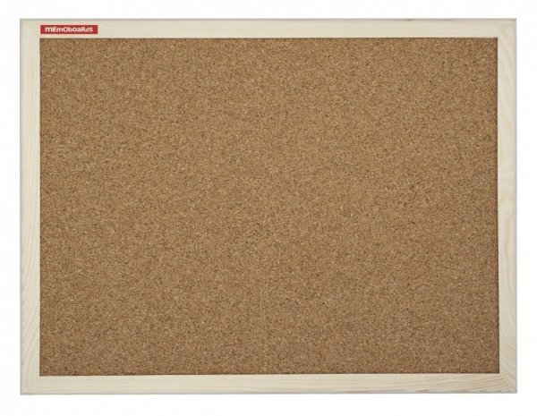 Tablica korkowa 90x60 w ramie drewnianej MTC090060.00.01.01