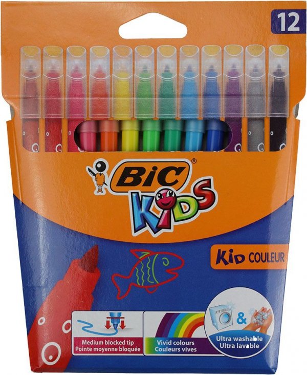 Flamastry 12 kolorów CONTE KIDS COLOR 2727/828971 BIC