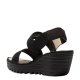 Sandały Fly London YACO 416 Black Cupido Mousse P501416000
