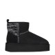 Buty Emu AUSTRALIA STINGER KNIT Flatform Black W13143 Ocieplane