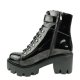 Botki Altercore ENID Vegan Black Patent