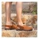 Buty z odkrytą piętą El Naturalista N5871 ARENISCA skórzane różowy