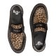 Półbuty Dr. Martens PENTON Black+Light Tan Smooth+Mini Leopard Spot Hair On 41186001