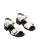 Sandały Fly London EBLI 238 White/Black Bridle P145238006