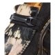 Półbuty Dr. Martens ADRIAN SNAFFLE  Black Long Napped Suede & Black/Beige Contrast Hair On 31895779