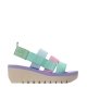 Sandały Fly London YERE 847 Spearmint/Multicolor/Spearmint Cupido/Elastic P144847010