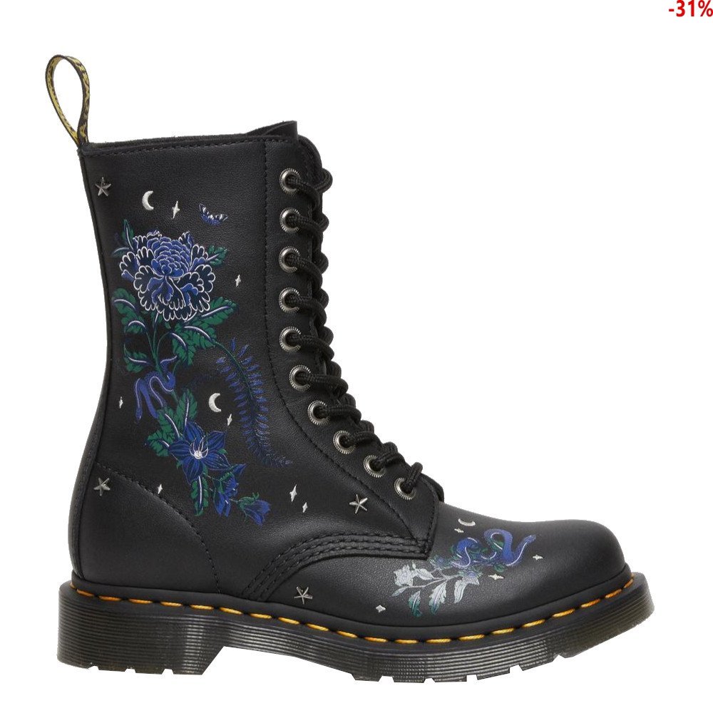 Buty Dr. Martens 1490 Mystic Floral Black Printed 27660001