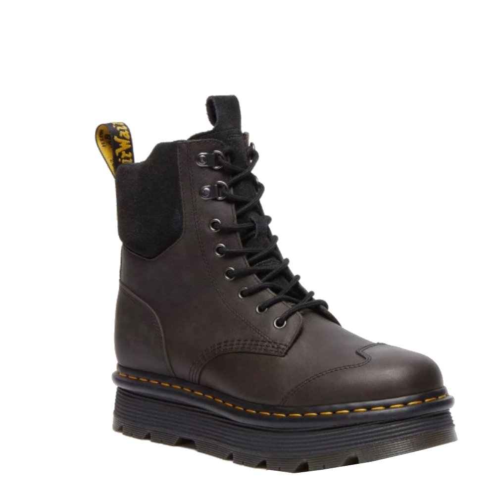 2025年最新入荷 Buty Dr. Charcoal & Suede E.H. Black Tie 8 ZEBZAG Martens 靴