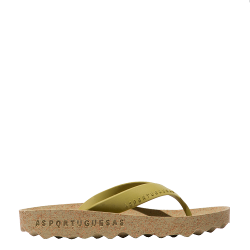 Klapki Asportuguesas FEEL Military Gold P018075006
