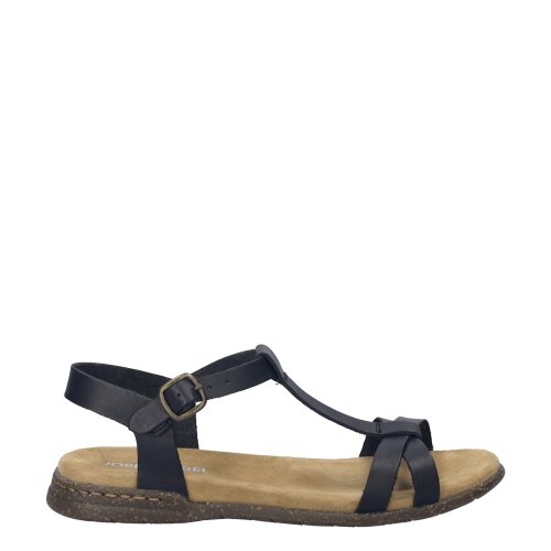 Sandały damskie Josef Seibel FABRICIA 01 skórzane czarny  74501 817 100