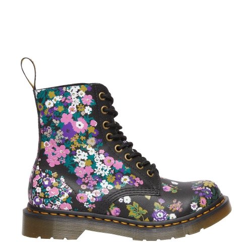 Buty Dr. Martens 1460 PASCAL Black + Multi Vintage Floral Backhand 31186038