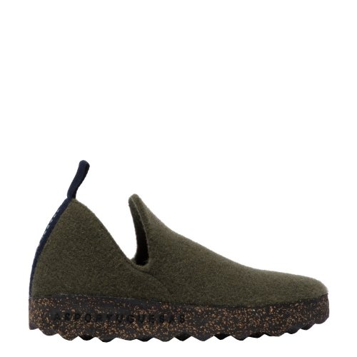 Buty Asportuguesas CITY M Military Green Tweed Felt P018058010