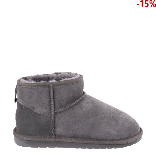 Buty EMU Australia STINGER MICRO Charcoal Anthracite W10937 Water Resistant Ocieplane