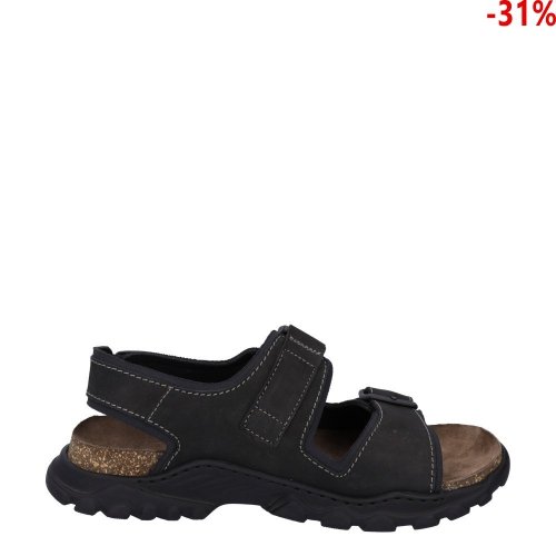 Sandały Josef Seibel JANOSCH 02 Schwarz Crazy Horse 27802 66 100