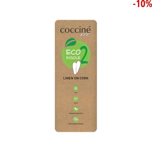 Wkładki Coccine ECO INSOLE 2 LINEN ON CORK