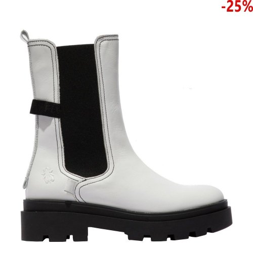 Botki Fly London JUDY 819 White Nappa P144819001