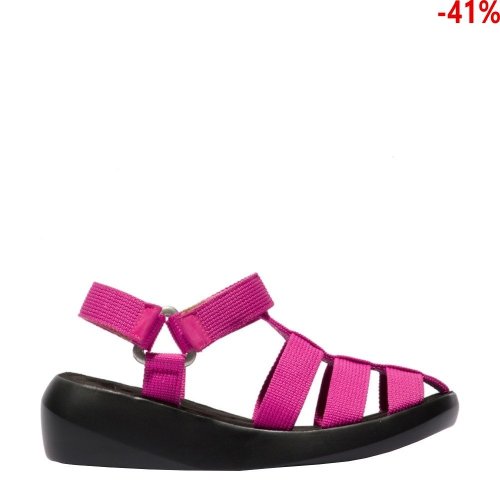 Sandały Fly London BASA 841 Fuschia Webbing P144841001