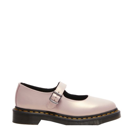 Półbuty Dr. Martens ELPHIE MJ MARY JANE Powder Pink+Gold Shift Leather 41092650