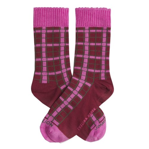 Skarpety bawełniane Jimmy Lion EVELINA KROON czerwony