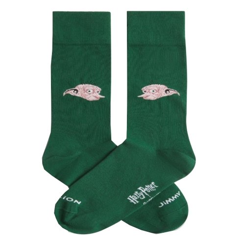 Skarpety bawełniane Jimmy Lion HARRY POTER DOBBY zielony