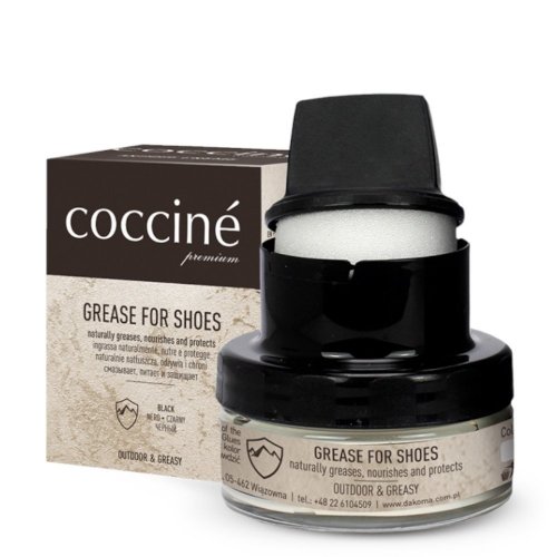 Tłuszcz do obuwia do skór licowych, natłuszcza, odżywia, chroni i zmiękcza GREASE FOR SHOES (50 ml)