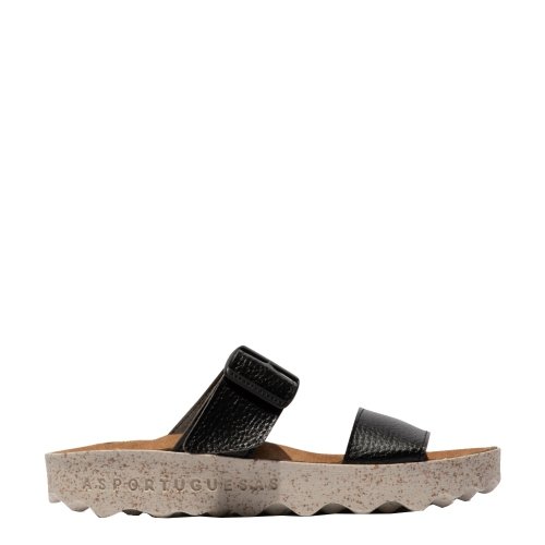 Klapki Asportuguesas COLY L Black Eco Leather P018225005