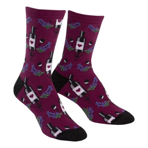 Skarpety damskie SOCK IT TO ME Wine W0083