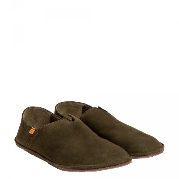 Półbuty El Naturalista N5673L BARE Nobuck Lavado Kaki